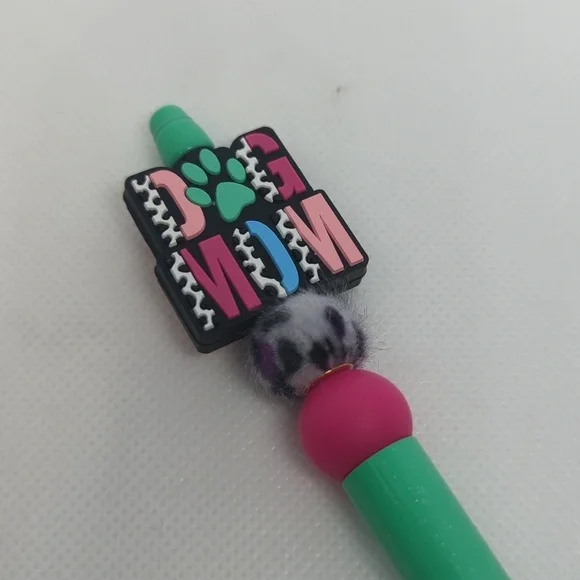 1 Dog Mom Custom Pen - Orange - Picture 2 of 6